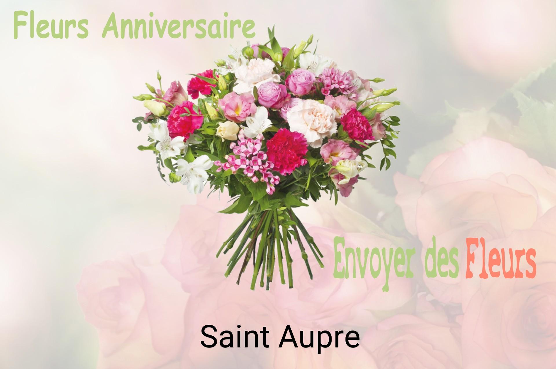 Bouquet de fleurs d’anniversaire livré à Saint-Aupre