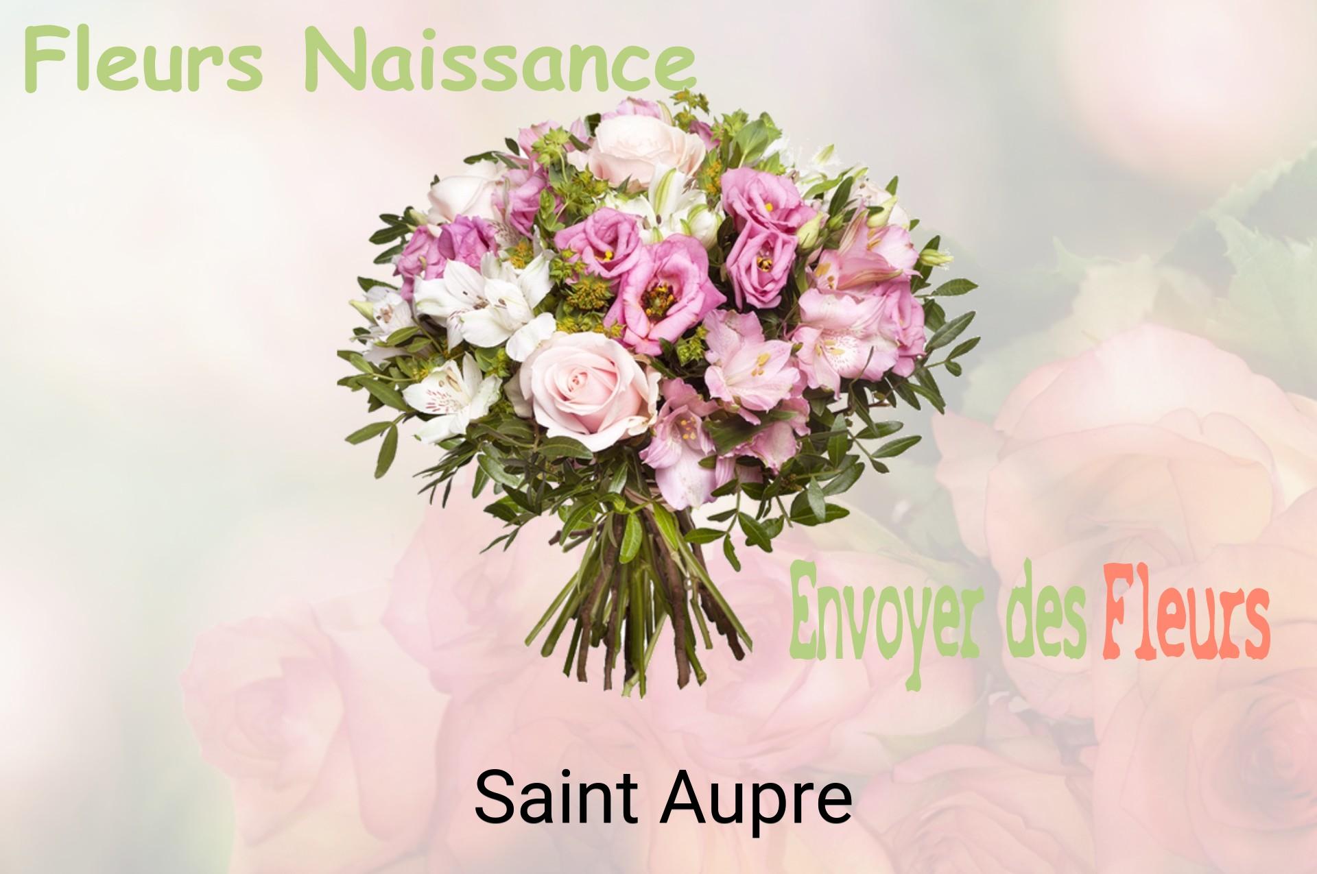 Bouquet de fleurs de naissance livré à Saint-Aupre
